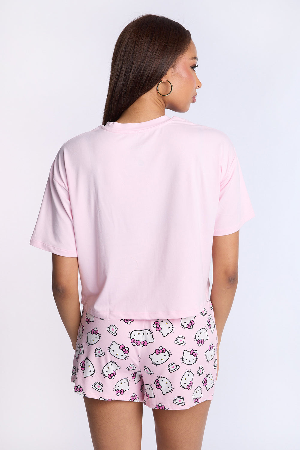 Ensemble de pyjamas 2 pièces café Hello Kitty Ensemble de pyjamas 2 pièces café Hello Kitty