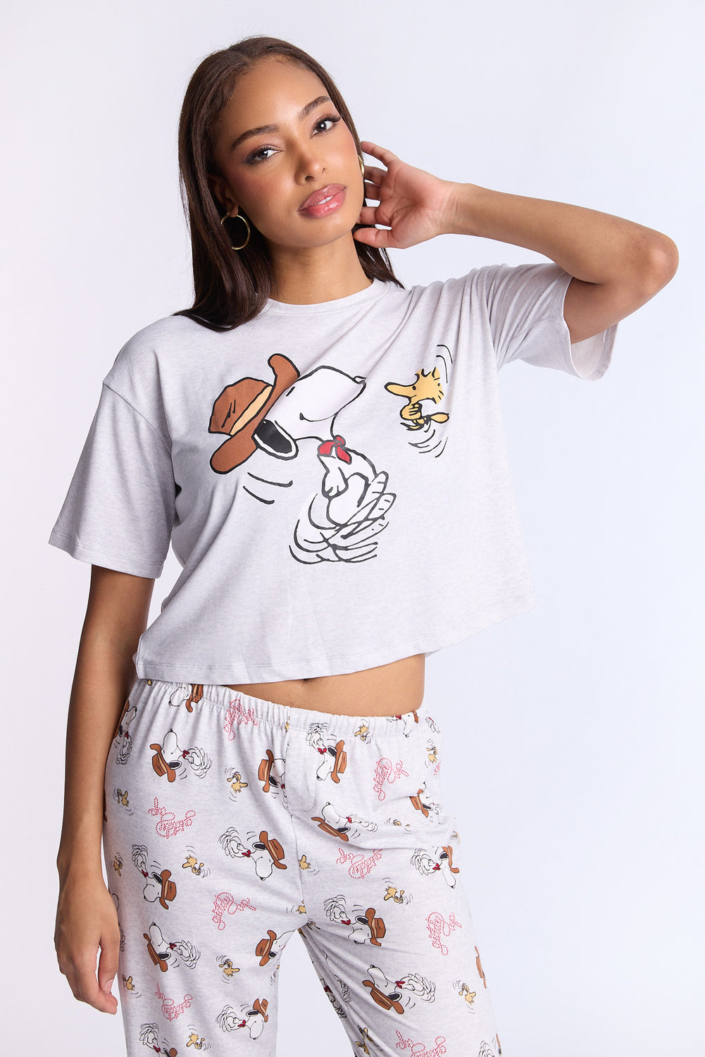 Ensemble de pyjama 2 pièces Peanuts western Ensemble de pyjama 2 pièces Peanuts western