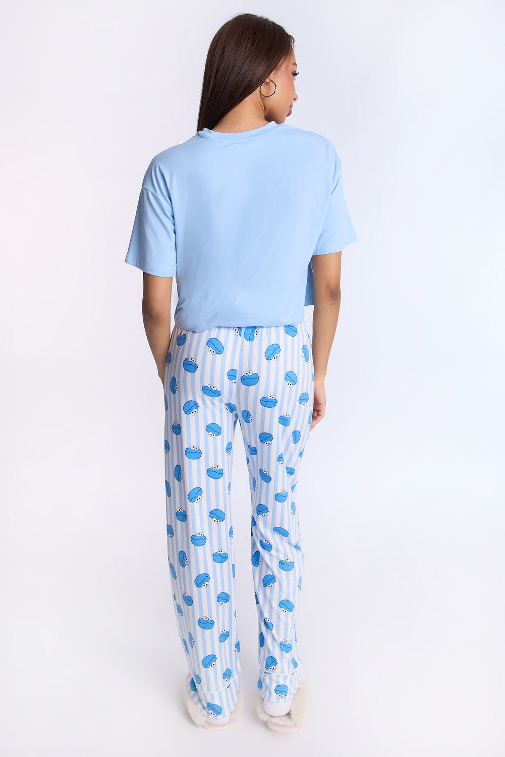 Cookie Monster 2-Piece Pajama Tee & Pant Set Cookie Monster 2-Piece Pajama Tee & Pant Set