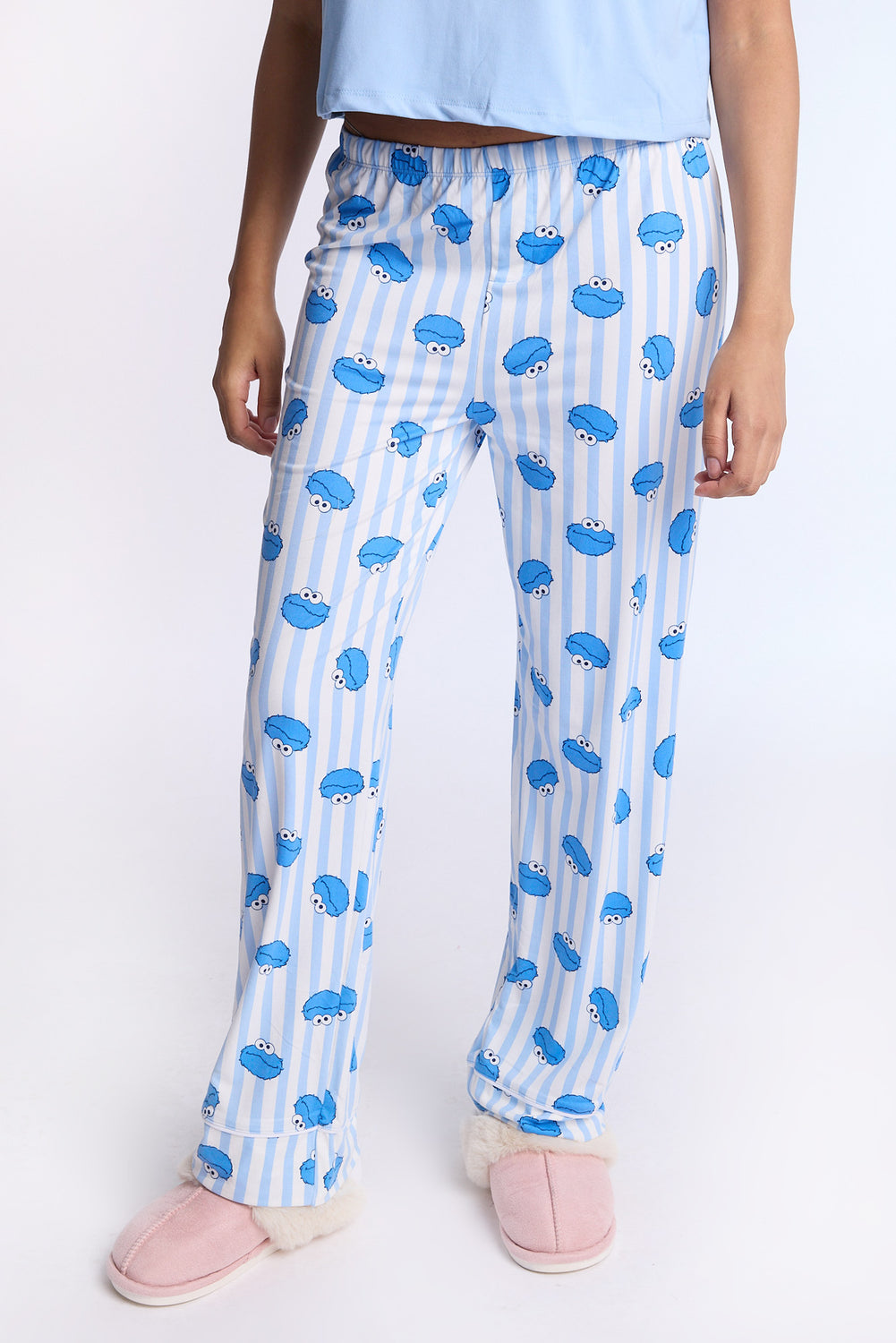 Cookie Monster 2-Piece Pajama Tee & Pant Set Cookie Monster 2-Piece Pajama Tee & Pant Set