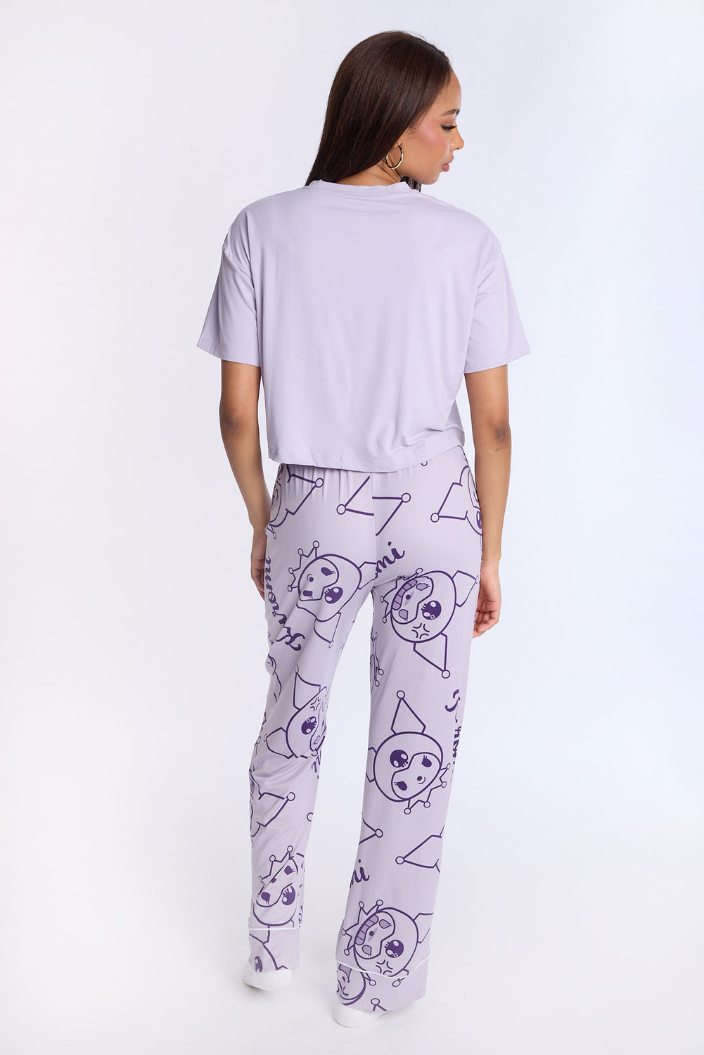 Kuromi 2-Piece Pajama Tee & Pant Set Kuromi 2-Piece Pajama Tee & Pant Set