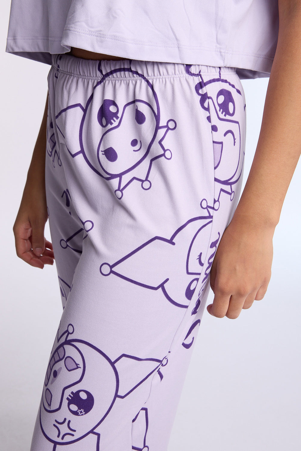 Kuromi 2-Piece Pajama Tee & Pant Set Kuromi 2-Piece Pajama Tee & Pant Set