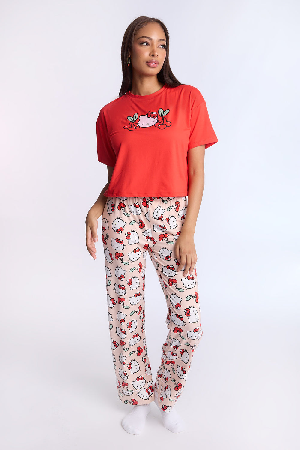 Ensemble de pyjama 2 pièces Hello Kitty Ensemble de pyjama 2 pièces Hello Kitty