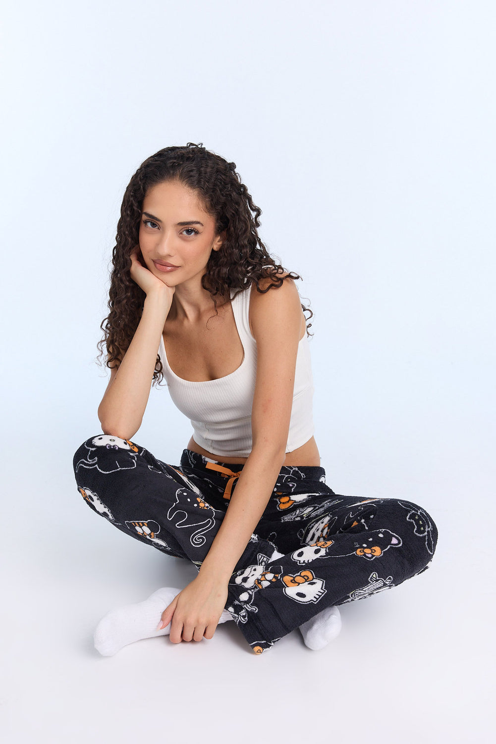 Hello Kitty Halloween Plush Pajama Pant Hello Kitty Halloween Plush Pajama Pant