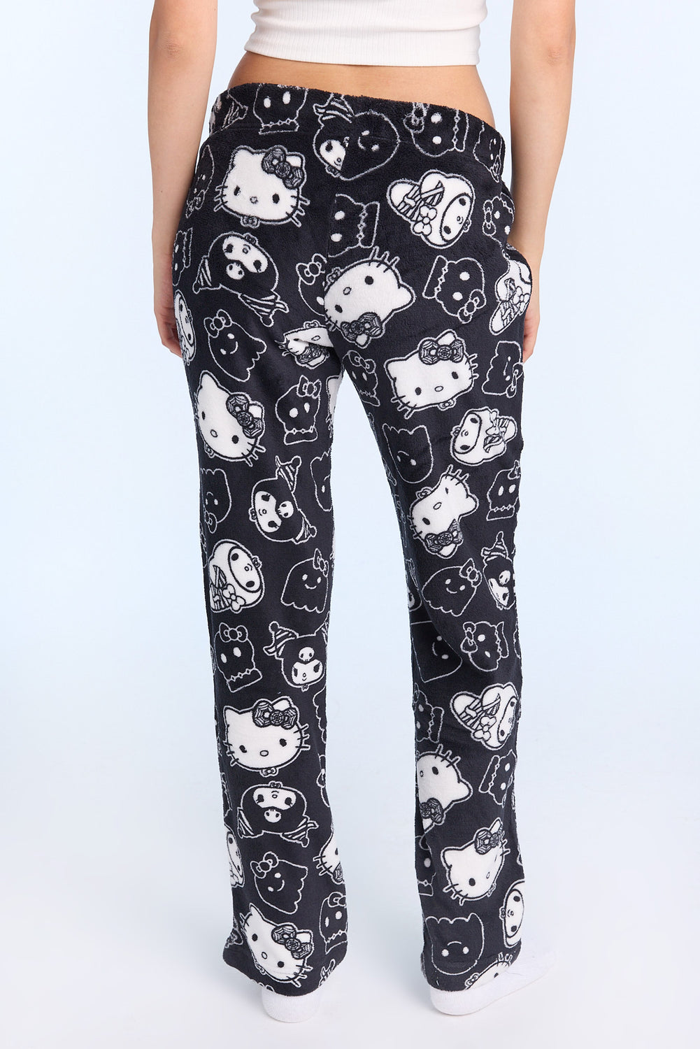 Hello Kitty & Kuromi Halloween Plush Pajama Pant Hello Kitty & Kuromi Halloween Plush Pajama Pant