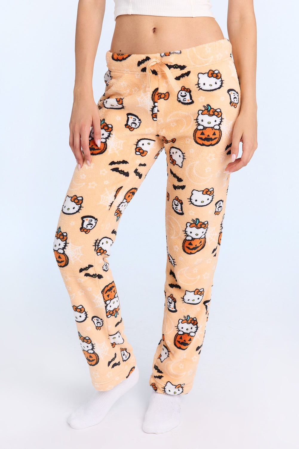 Hello Kitty Ghost Halloween Plush Pajama Pant Hello Kitty Ghost Halloween Plush Pajama Pant