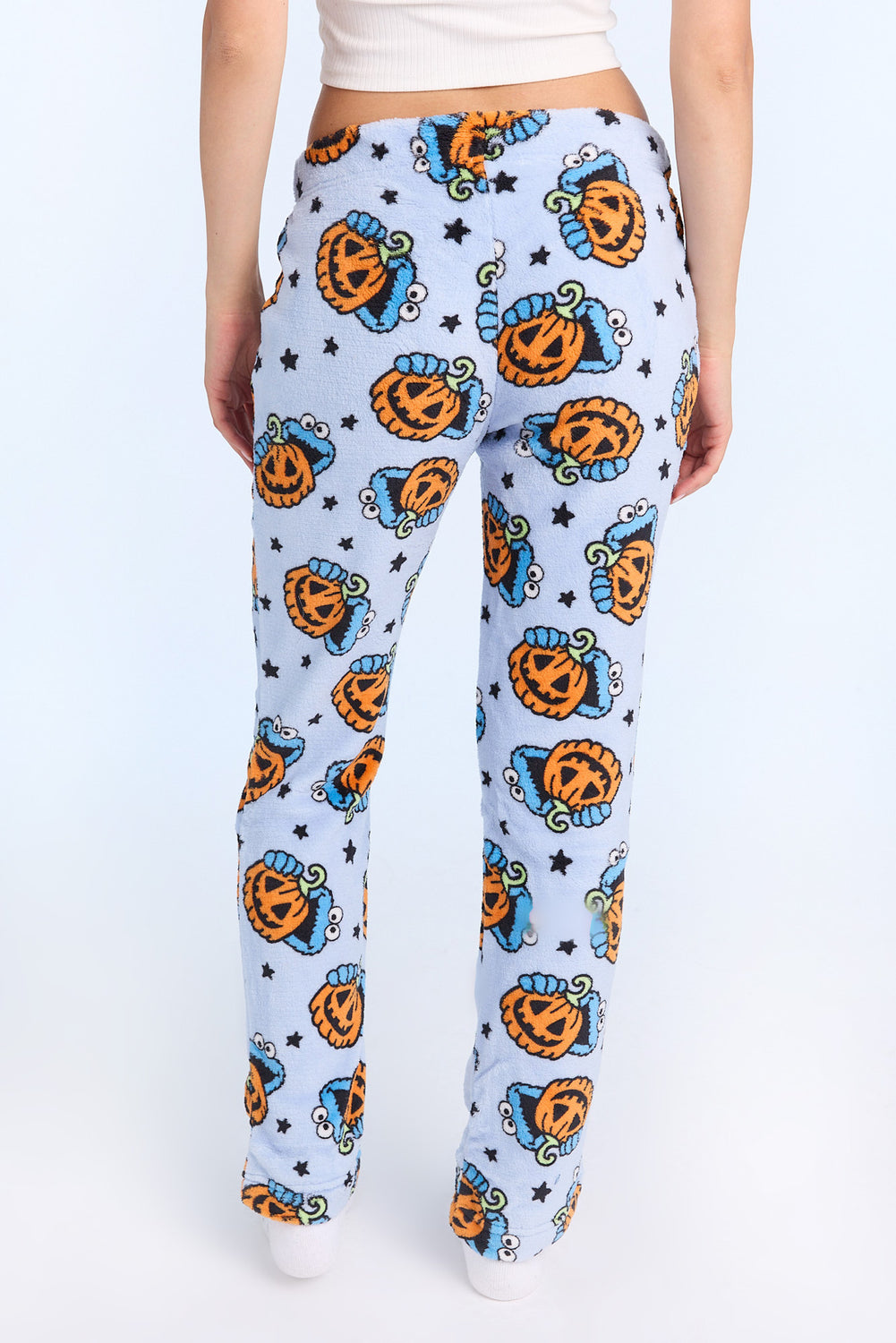 Cookie Monster Pumpkin Plush Pajama Pant Cookie Monster Pumpkin Plush Pajama Pant
