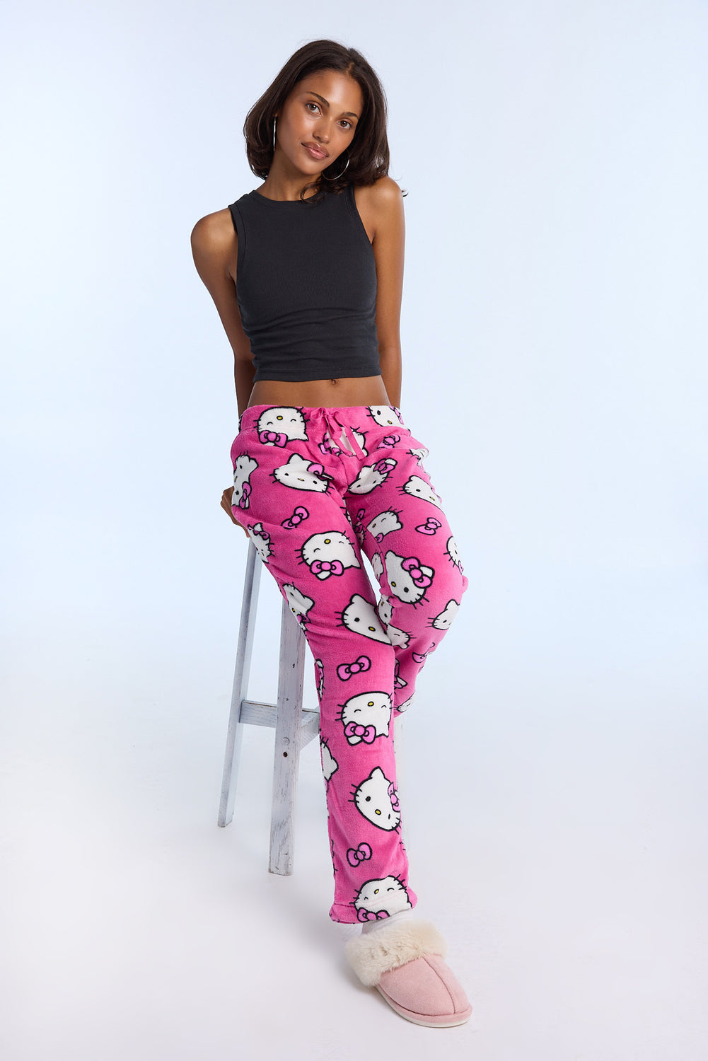 Hello Kitty Bow Plush Pajama Pant Hello Kitty Bow Plush Pajama Pant