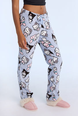 Hello Kitty & Kuromi Plush Pajama Pant