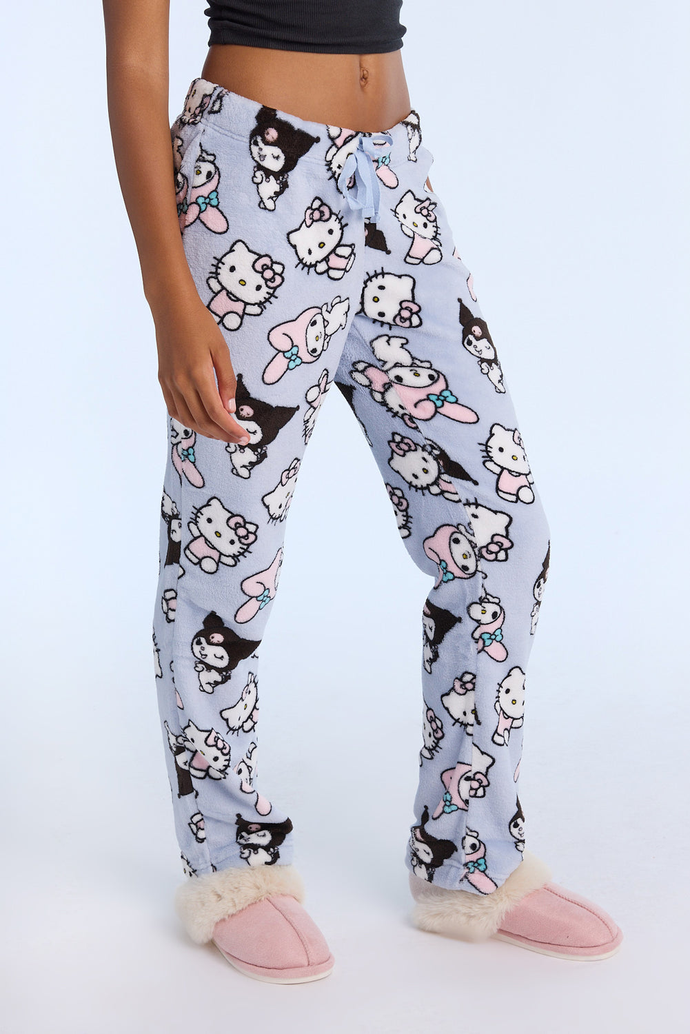 Hello Kitty & Kuromi Plush Pajama Pant Hello Kitty & Kuromi Plush Pajama Pant