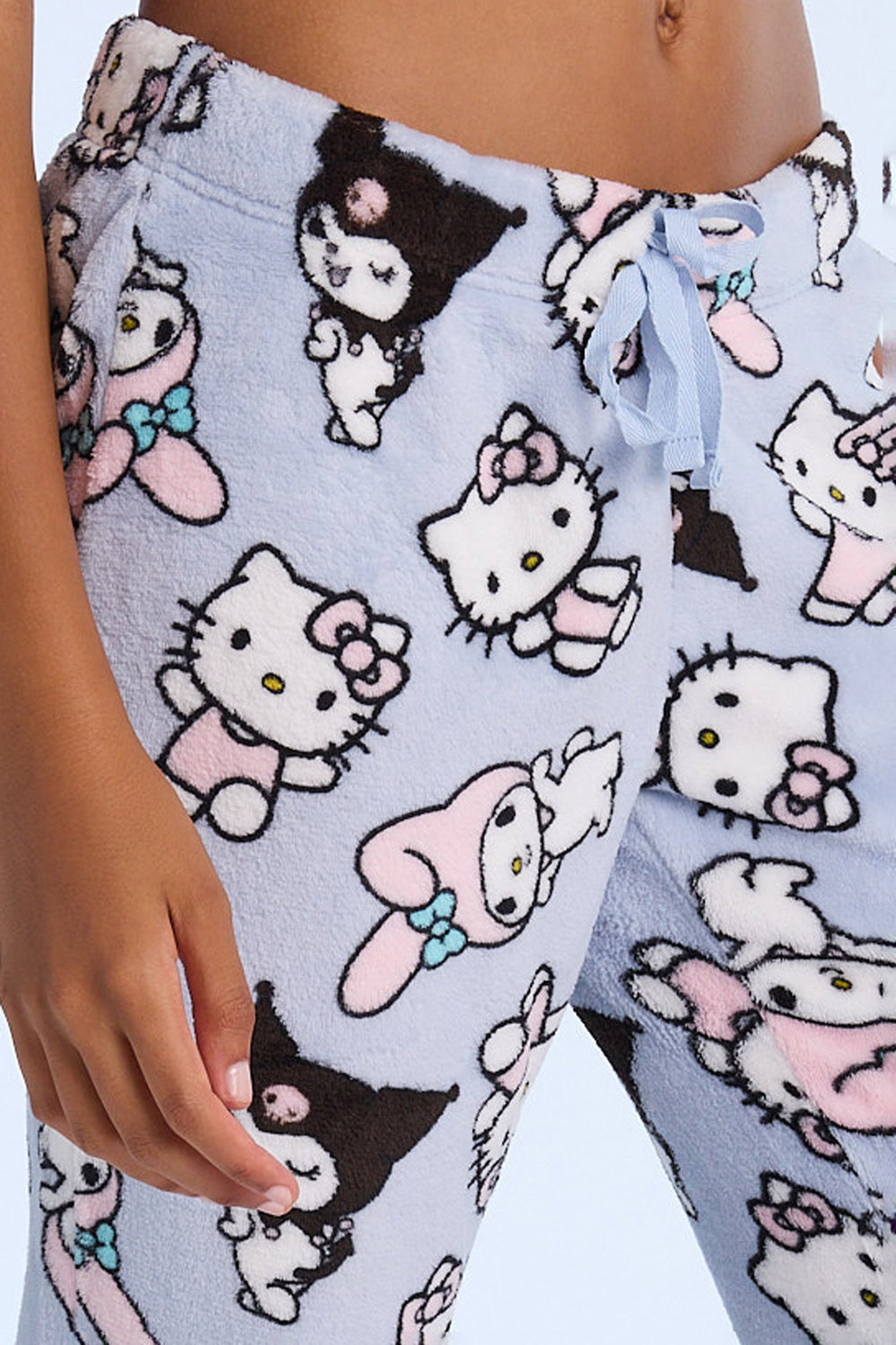 Hello Kitty & Kuromi Plush Pajama Pant Hello Kitty & Kuromi Plush Pajama Pant
