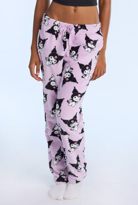 Pantalon de pyjama en peluche Kuromi