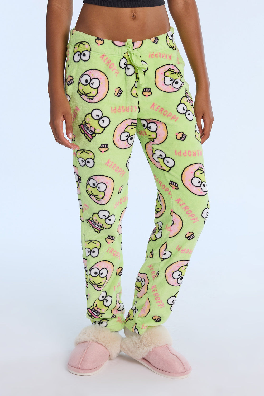 Keroppi Plush Pajama Pant Keroppi Plush Pajama Pant