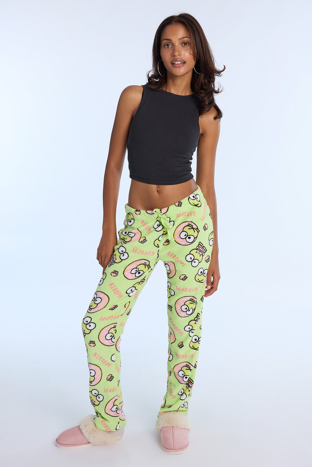 Keroppi Plush Pajama Pant Keroppi Plush Pajama Pant