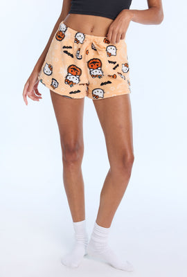 Short de pyjama en peluche fantôme Hello Kitty