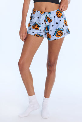 Cookie Monster Plush Pajama Shorts