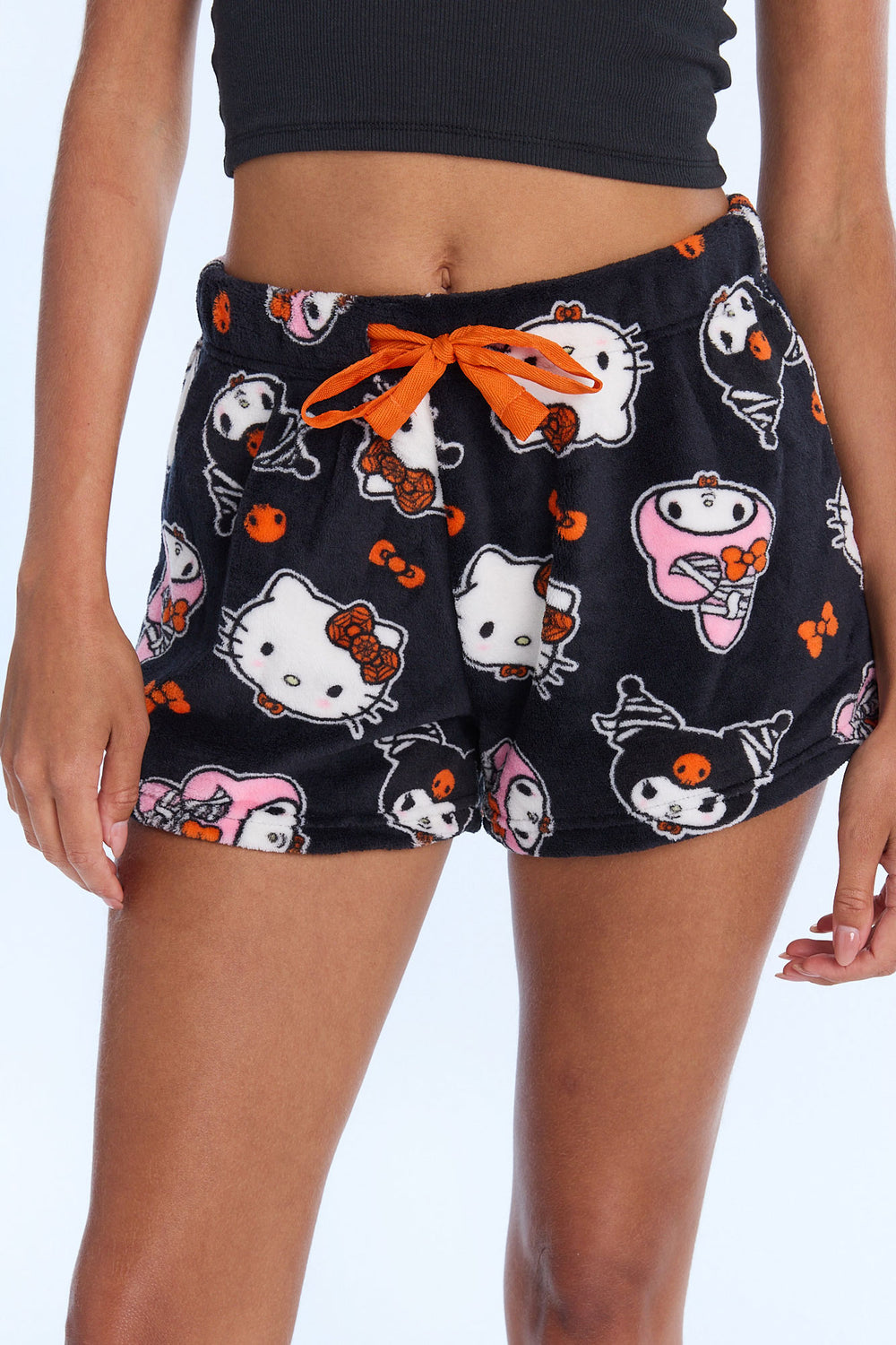 Hello Kitty & Friends Halloween Plush Pajama Shorts Hello Kitty & Friends Halloween Plush Pajama Shorts