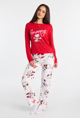 Ensemble de pyjama 2 pièces imprimé Snoopy