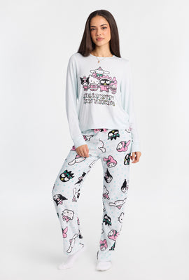 Ensemble de pyjama 2 pièces imprimé Hello Kitty And Friends