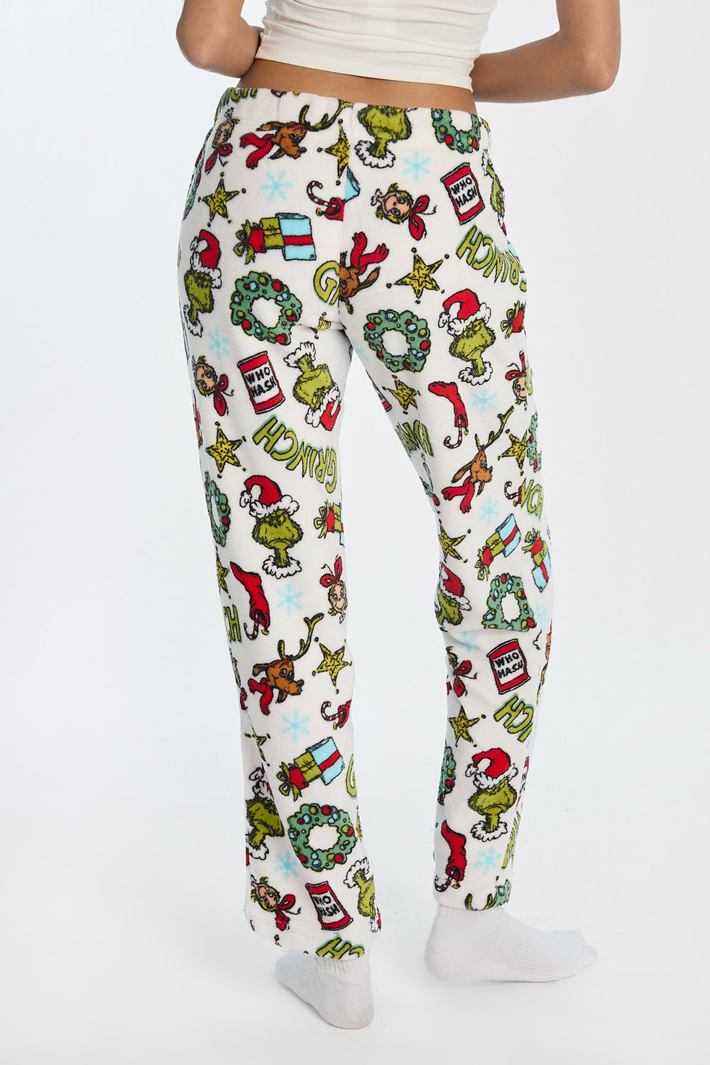 The Grinch Wreath Plush Pajama Pant The Grinch Wreath Plush Pajama Pant