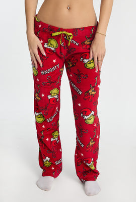 Pantalon de pyjama en peluche imprimé The Grinch