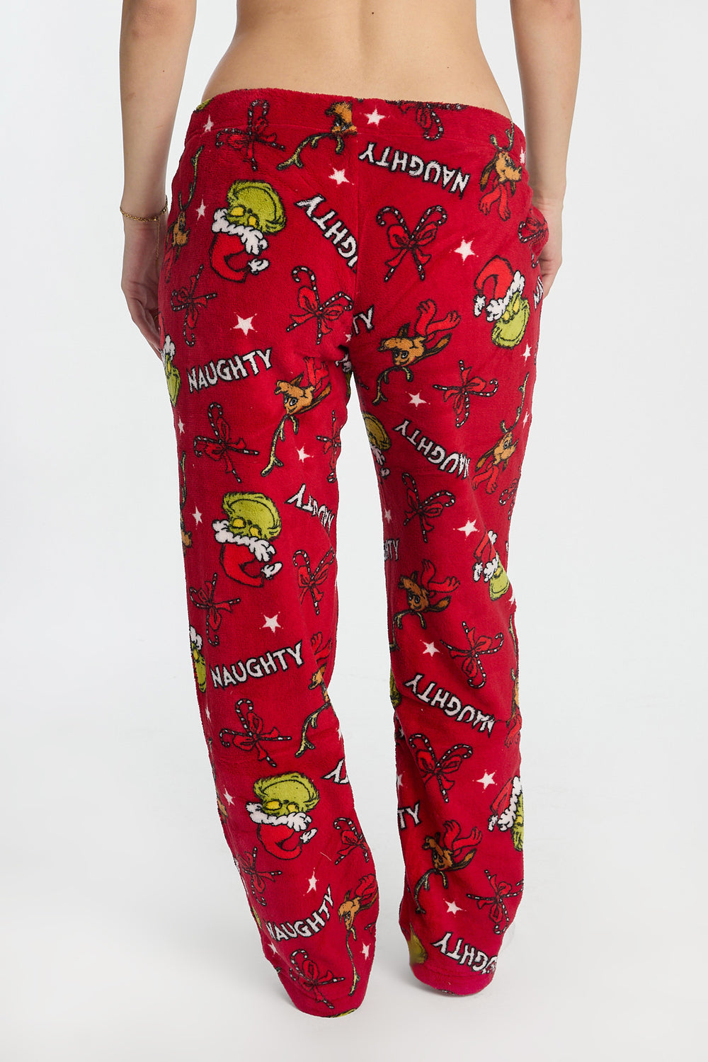 Pantalon de pyjama en peluche imprimé The Grinch Pantalon de pyjama en peluche imprimé The Grinch