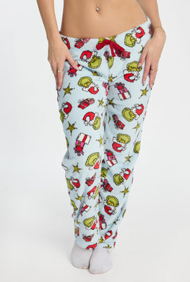 Pantalon de pyjama en peluche cadeaux de Noël The Grinch