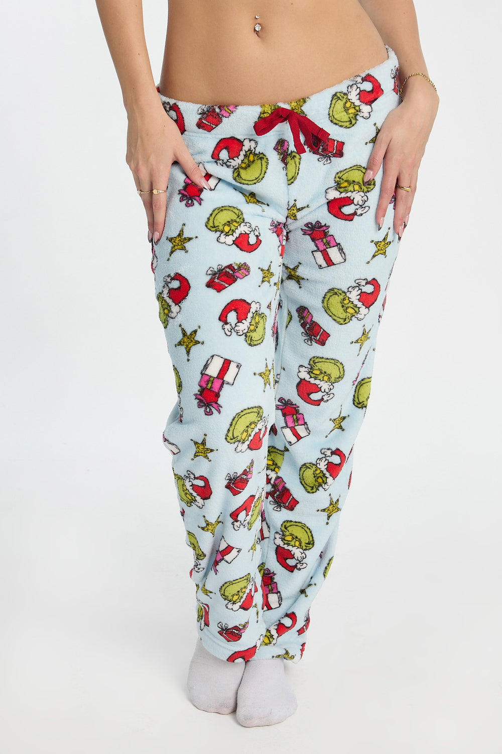 Pantalon de pyjama en peluche cadeaux de Noël The Grinch Pantalon de pyjama en peluche cadeaux de Noël The Grinch