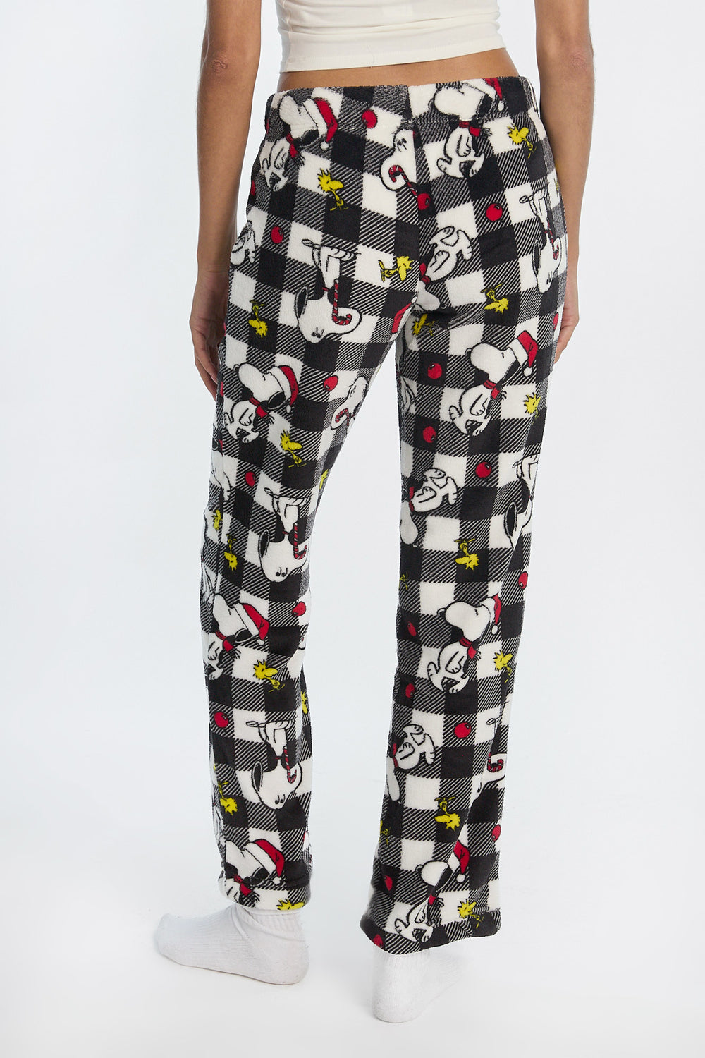 Peanuts Snoopy Plaid Plush Pajama Pant Peanuts Snoopy Plaid Plush Pajama Pant