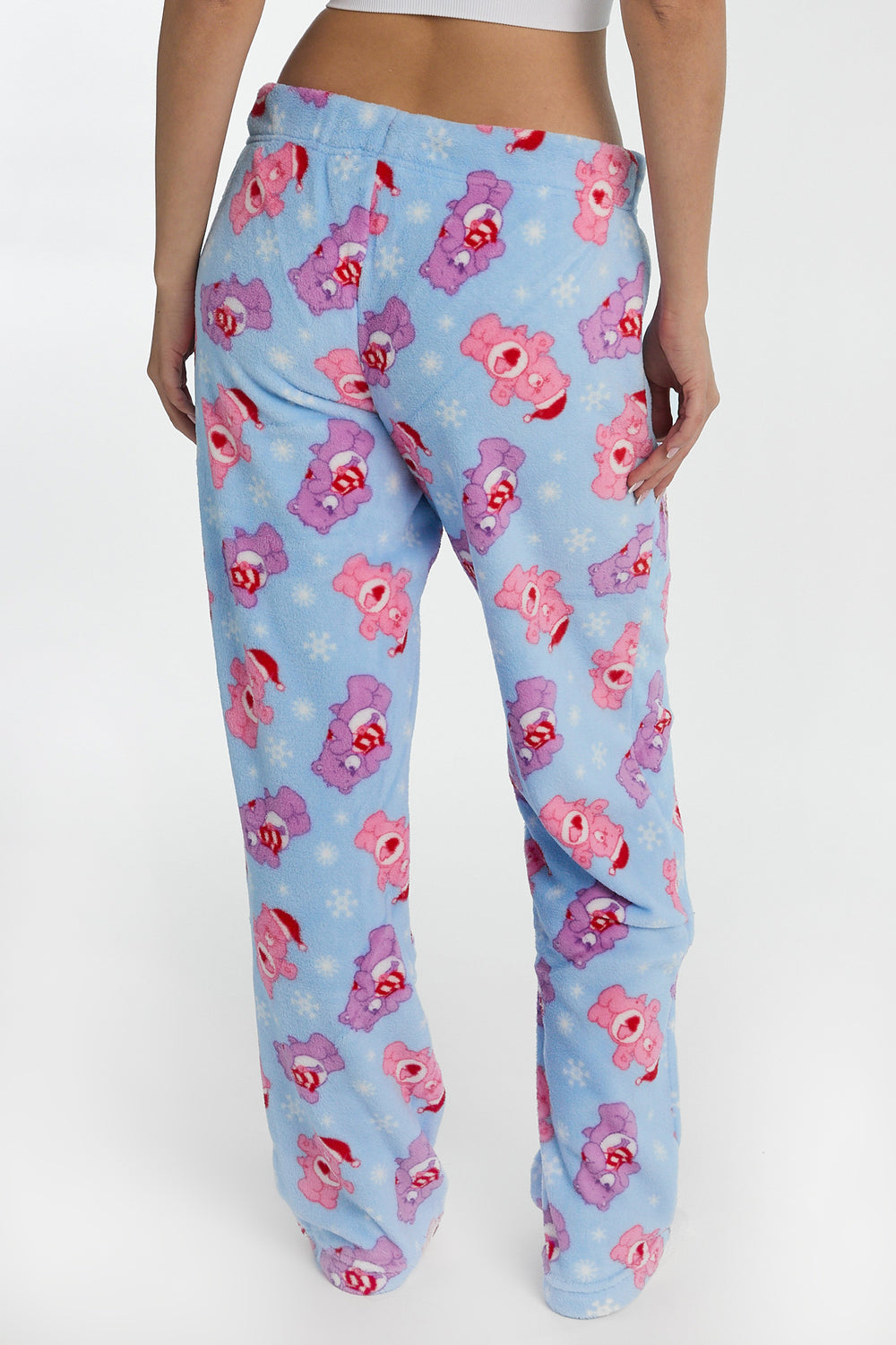 Pantalon de pyjama en peluche imprimé flocons de neige Care Bears Pantalon de pyjama en peluche imprimé flocons de neige Care Bears