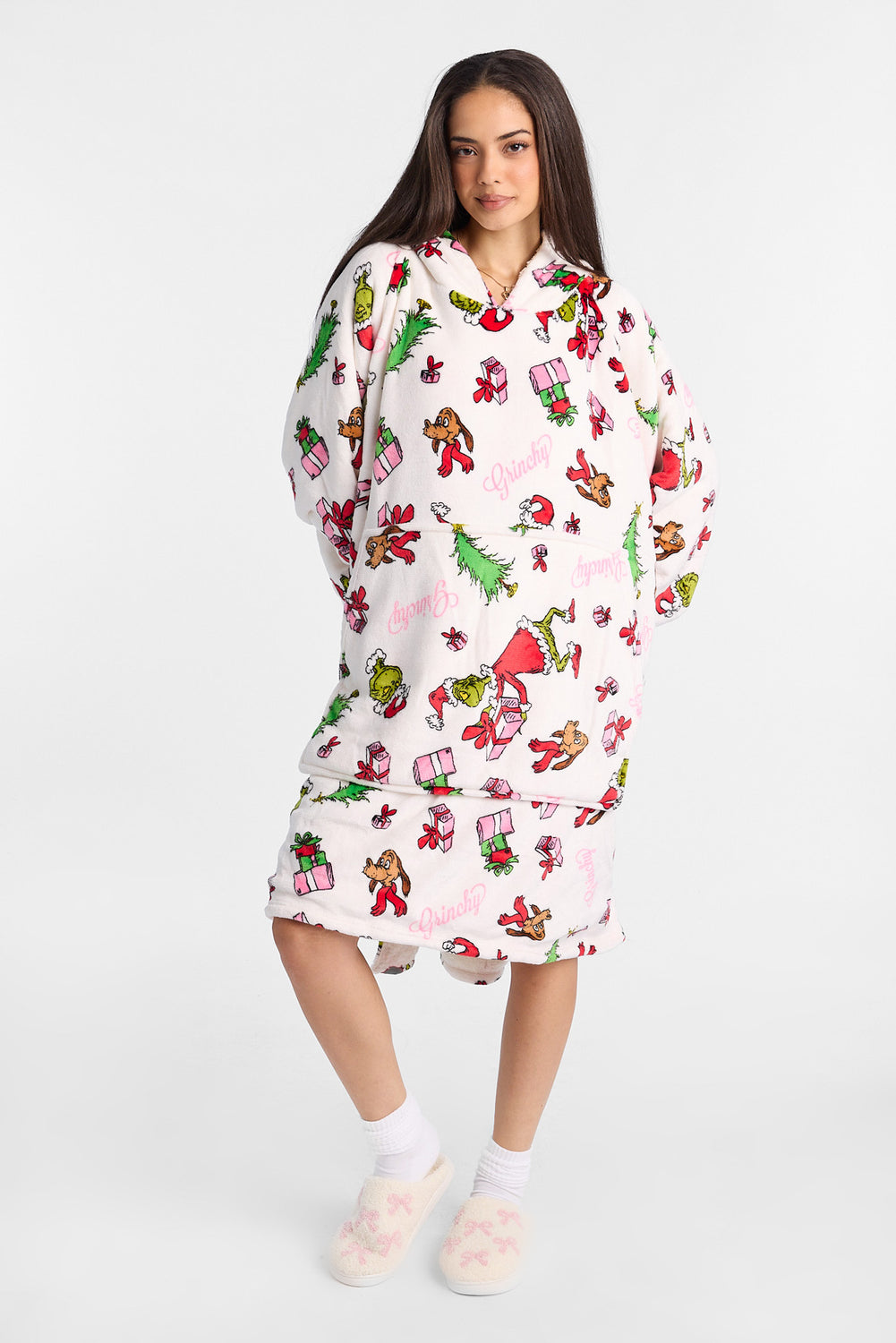 The Grinch Presents Oversized Blanket Hoodie The Grinch Presents Oversized Blanket Hoodie