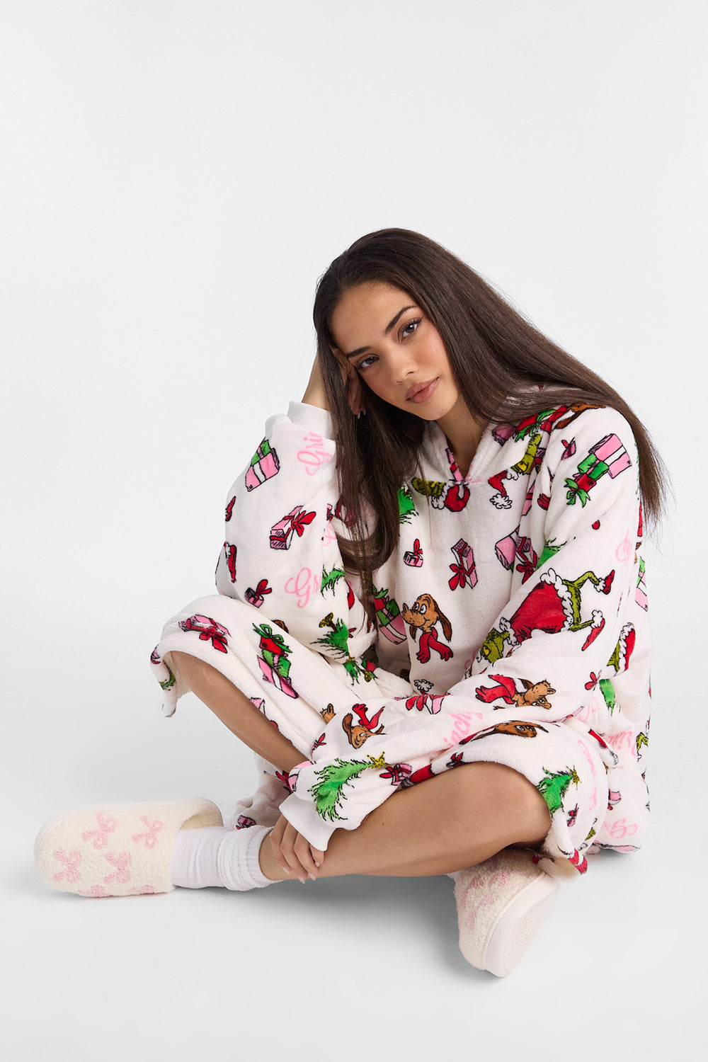The Grinch Presents Oversized Blanket Hoodie The Grinch Presents Oversized Blanket Hoodie