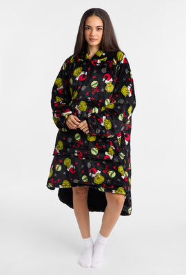 The Grinch Ornaments Oversized Blanket Hoodie