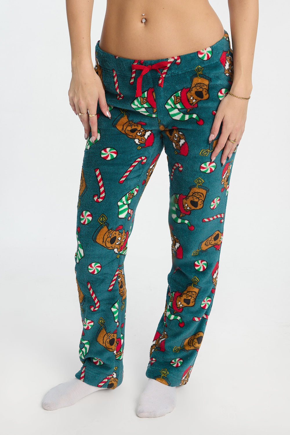 Pantalon de pyjama en peluche imprimé de Noël Scooby-Doo Pantalon de pyjama en peluche imprimé de Noël Scooby-Doo