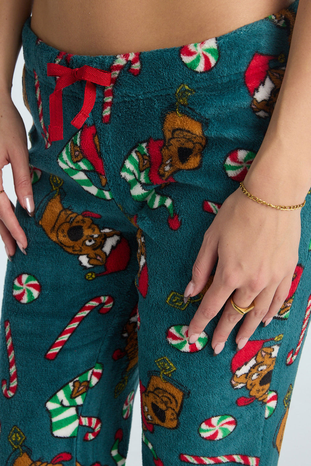 Pantalon de pyjama en peluche imprimé de Noël Scooby-Doo Pantalon de pyjama en peluche imprimé de Noël Scooby-Doo