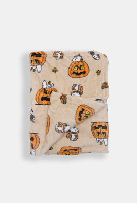 Peanuts Halloween Plush Blanket