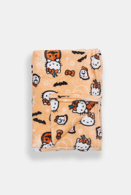 Hello Kitty Halloween Plush Blanket