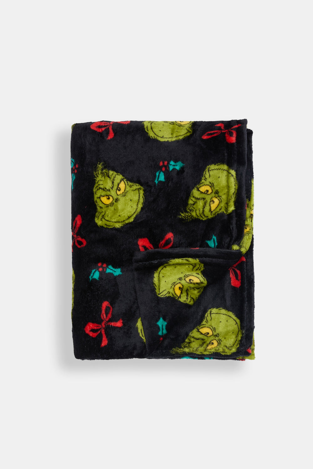 The Grinch Bow Plush Blanket The Grinch Bow Plush Blanket