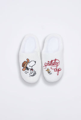 Peanuts Snoopy Giddy Up Slippers