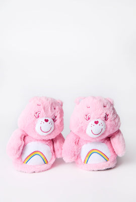 Pantoufles peluche rembourrés Care Bears