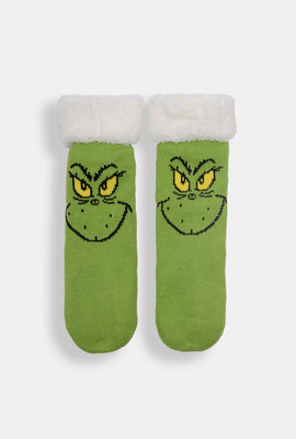 Chaussettes de lecture imprimées sourire The Grinch