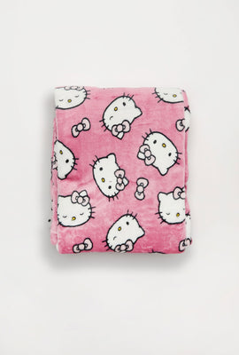 Couverture peluche imprimé Hello Kitty