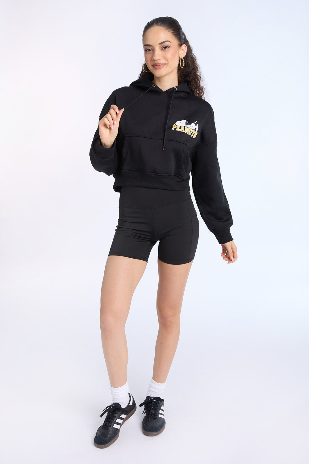 Peanuts 50 Graphic Cropped Hoodie Peanuts 50 Graphic Cropped Hoodie