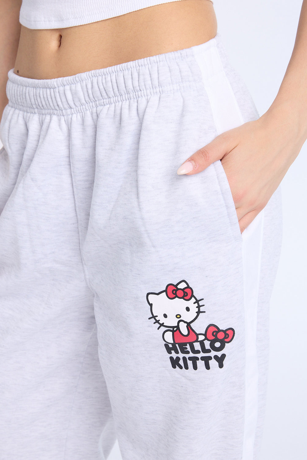 Jogger en molleton à grande jambe Hello Kitty Jogger en molleton à grande jambe Hello Kitty
