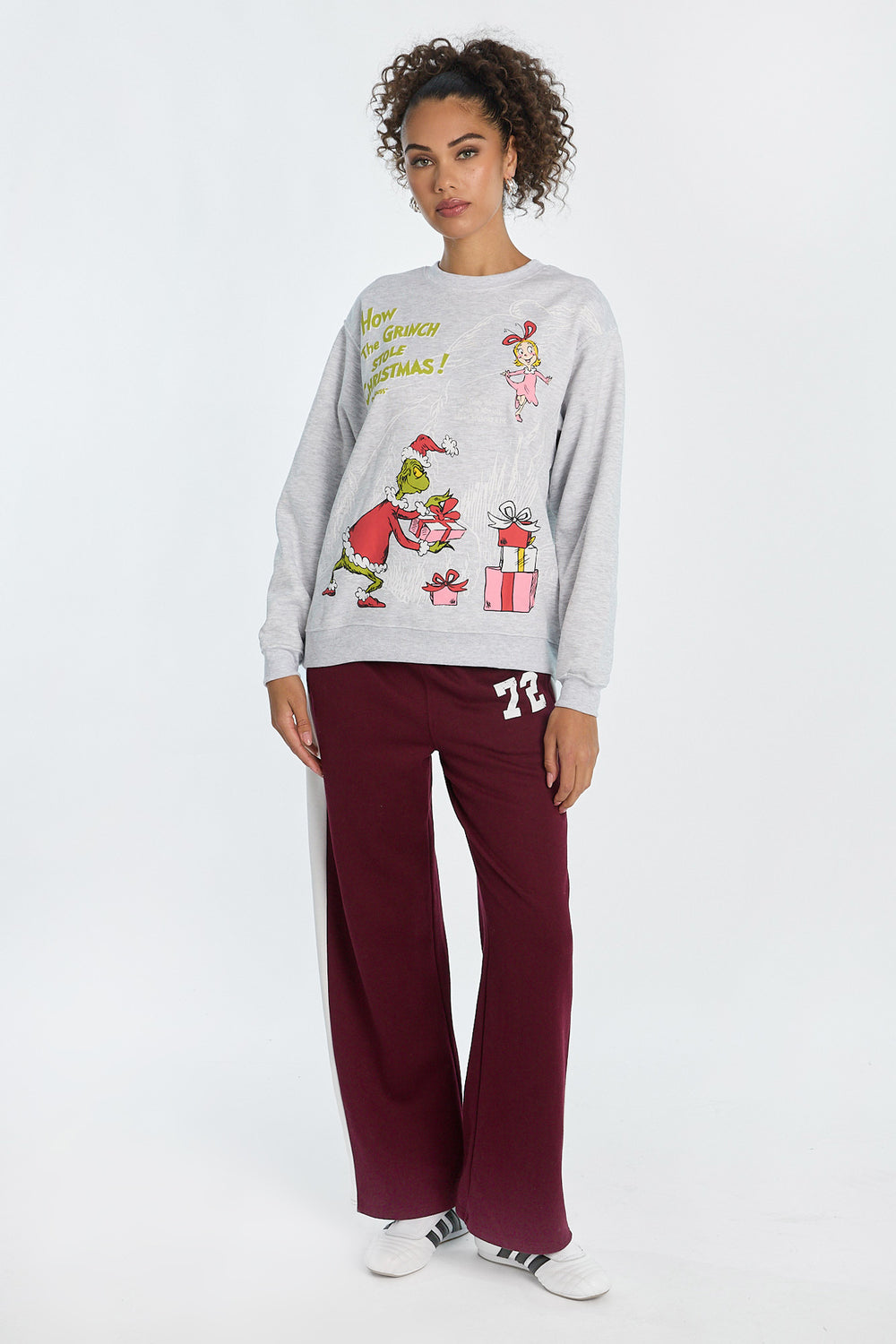 Sweatshirt à col ras du cou imprimé How The Grinch Stole Christmas Sweatshirt à col ras du cou imprimé How The Grinch Stole Christmas