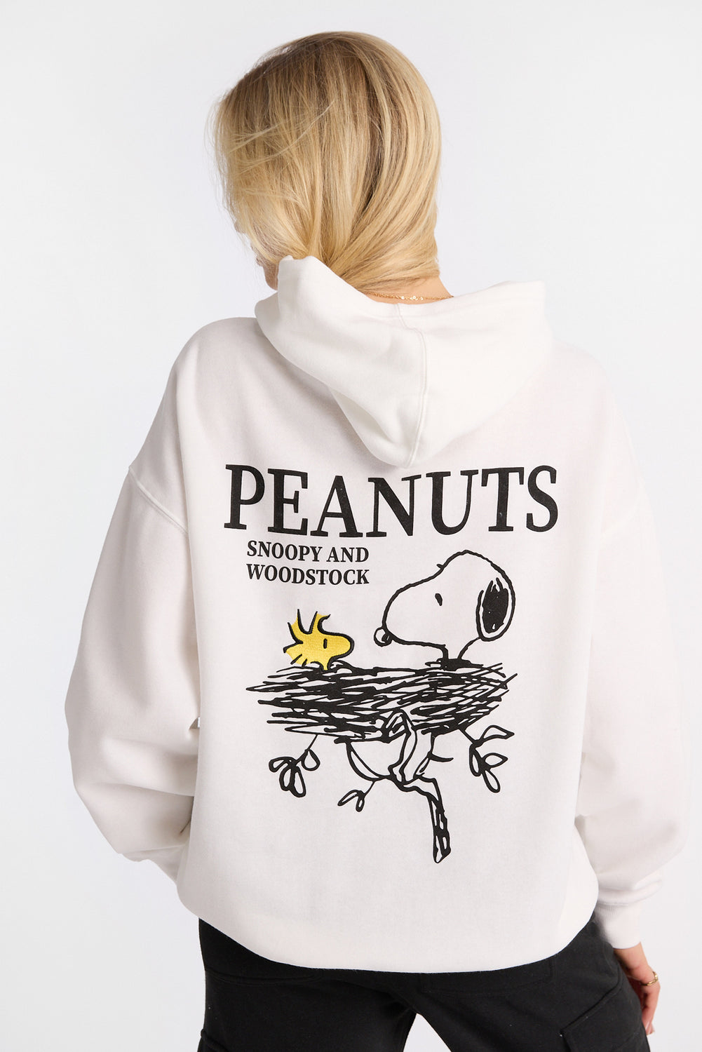 Peanuts Snoopy Nest Graphic Boyfriend Hoodie Peanuts Snoopy Nest Graphic Boyfriend Hoodie