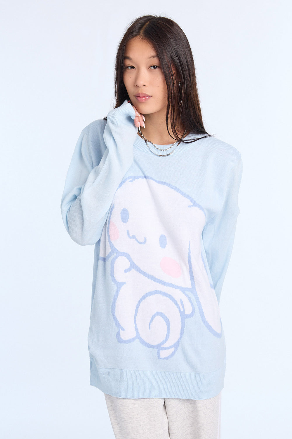 Cinnamoroll Crewneck Sweater Cinnamoroll Crewneck Sweater