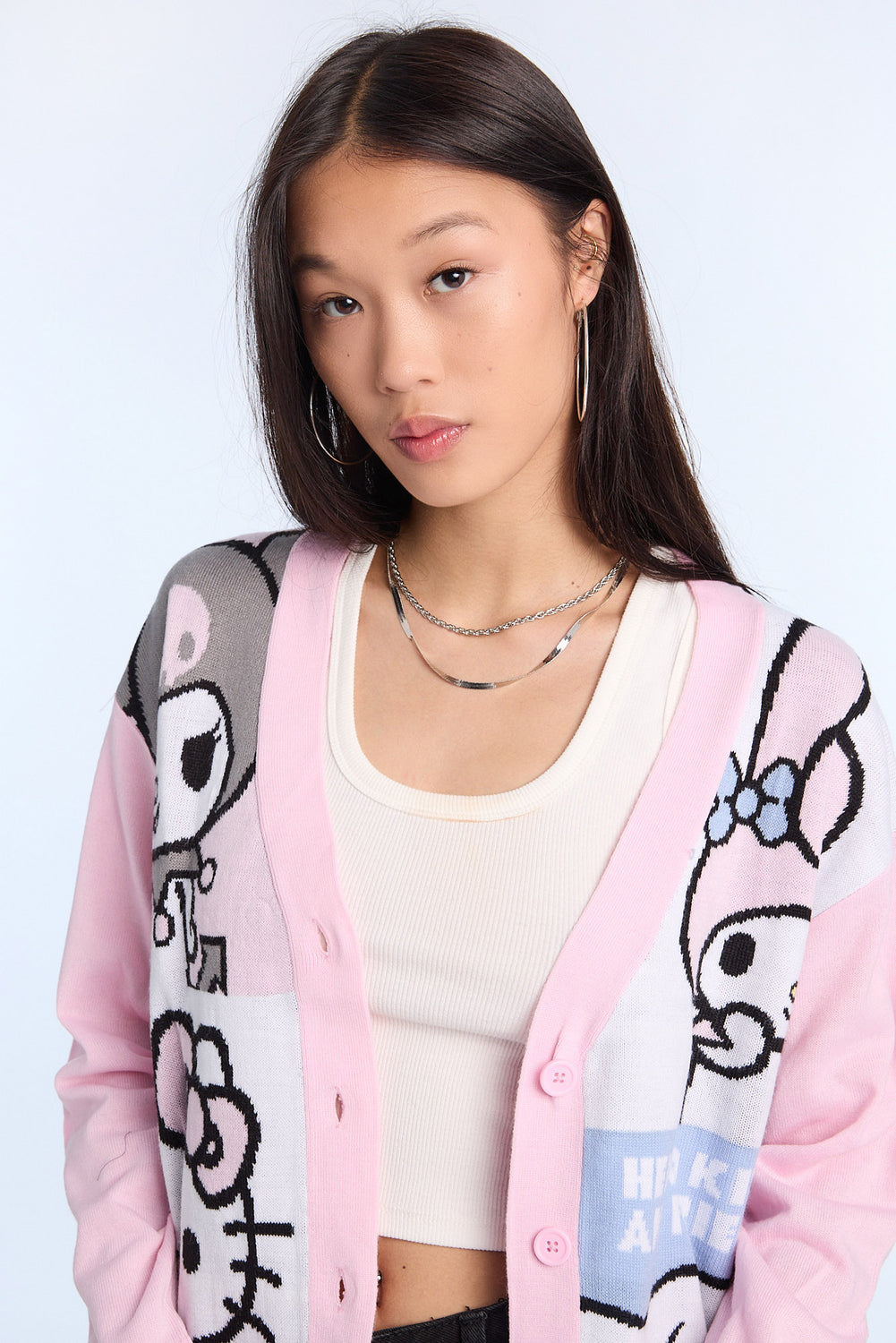 Cardigan à boutons Hello Kitty And Friends Cardigan à boutons Hello Kitty And Friends