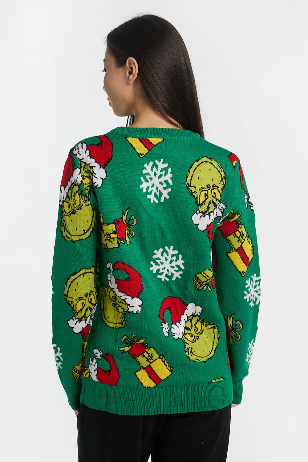 The Grinch Graphic Crewneck Sweater The Grinch Graphic Crewneck Sweater