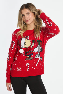 Chandail ras du cou imprimé Peanuts Snoopy